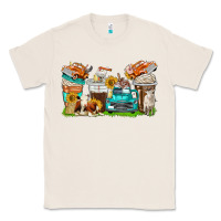 Natural farm truck coffee cups Classic Tee - texasbilliewilder