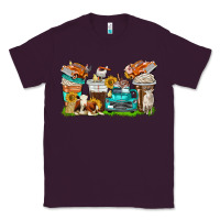 Plum farm truck coffee cups Classic Tee - texasbilliewilder