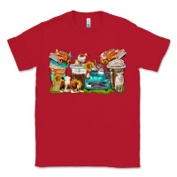 Red farm truck coffee cups Classic Tee - texasbilliewilder