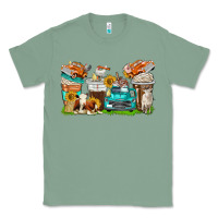 Sage farm truck coffee cups Classic Tee - texasbilliewilder