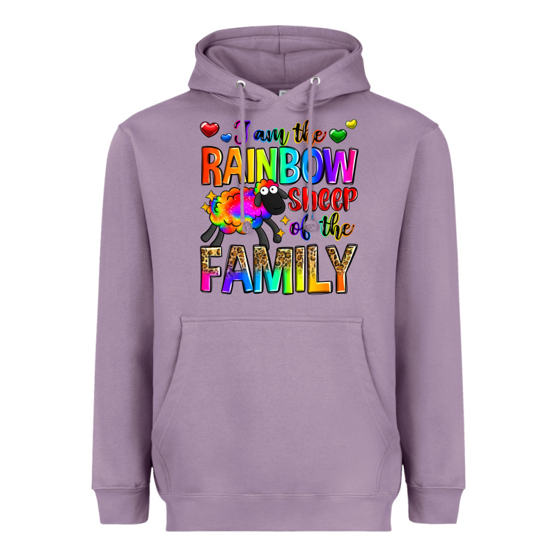 I Am The Rainbow Sheep Of The Family Heavyweight Hoodie by Zillion Design Studio | Teevron