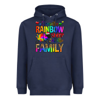 Navy i am the rainbow sheep of the family Heavyweight Hoodie - Zillion Design Studio