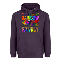 Plum i am the rainbow sheep of the family Heavyweight Hoodie - Zillion Design Studio