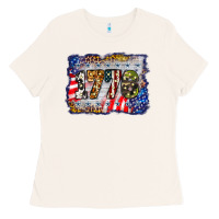 Bone 1776 4th of july background Ladies Tee - BarkalooDesign