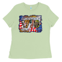 Matcha 1776 4th of july background Ladies Tee - BarkalooDesign