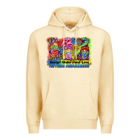 Pina Colada accept understand love autism awareness western background Premium Hoodie - BarkalooDesign