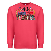 Cardinal all american teacher Premium Sweatshirt - CowhideDigitalArt