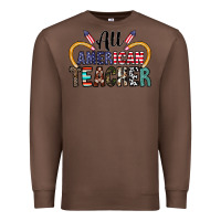 Chestnut all american teacher Premium Sweatshirt - CowhideDigitalArt