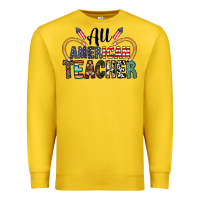 Lemon all american teacher Premium Sweatshirt - CowhideDigitalArt