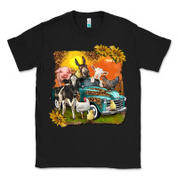 Black farm truck with farm animals Classic Tee - texasbilliewilder