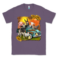 Lavender farm truck with farm animals Classic Tee - texasbilliewilder