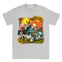 Moon Dust farm truck with farm animals Classic Tee - texasbilliewilder