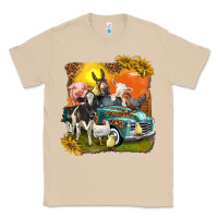 Mushroom farm truck with farm animals Classic Tee - texasbilliewilder