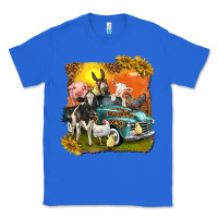 True Royal farm truck with farm animals Classic Tee - texasbilliewilder