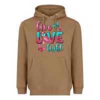 Toasted Coconut Live Love Fight Breast Cancer Heavyweight Hoodie - texasbilliewilder