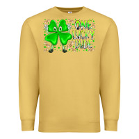 Antique Gold one lucky dude Premium Sweatshirt - RacoonDesign