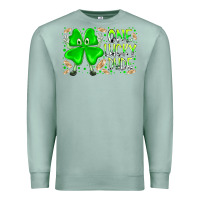Seafoam one lucky dude Premium Sweatshirt - RacoonDesign