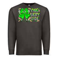 Smoke one lucky dude Premium Sweatshirt - RacoonDesign