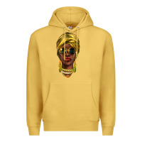 Antique Gold african woman Premium Hoodie - NancyCooperArtShop
