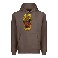 Coffee african woman Premium Hoodie - NancyCooperArtShop