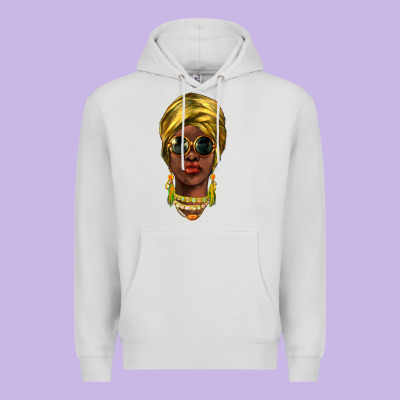 African Woman Premium Hoodie Designed By Nancycooperartshop