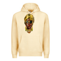 Pina Colada african woman Premium Hoodie - NancyCooperArtShop