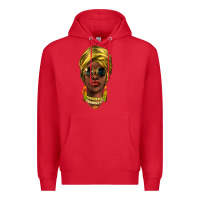Red african woman Premium Hoodie - NancyCooperArtShop