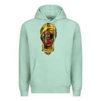 Seafoam african woman Premium Hoodie - NancyCooperArtShop