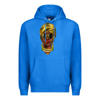 True Royal african woman Premium Hoodie - NancyCooperArtShop