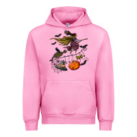 Fuchsia Pink Witch Urban Hoodie - NancyCooperArtShop