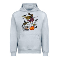 Heather Grey Witch Urban Hoodie - NancyCooperArtShop
