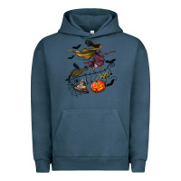 Pigment Midnight Navy Witch Urban Hoodie - NancyCooperArtShop