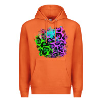 Carrot Colorful Leopard patch Premium Hoodie - RanaPortraitStore