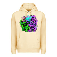 Pina Colada Colorful Leopard patch Premium Hoodie - RanaPortraitStore