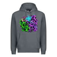 Rock Colorful Leopard patch Premium Hoodie - RanaPortraitStore