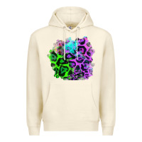 Sandshell Colorful Leopard patch Premium Hoodie - RanaPortraitStore