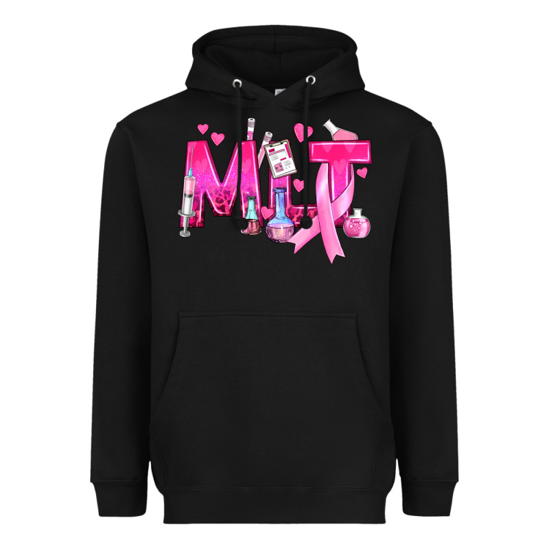 Medical Laboratory Technician Breast Cancer Heavyweight Hoodie by texasbilliewilder | Teevron