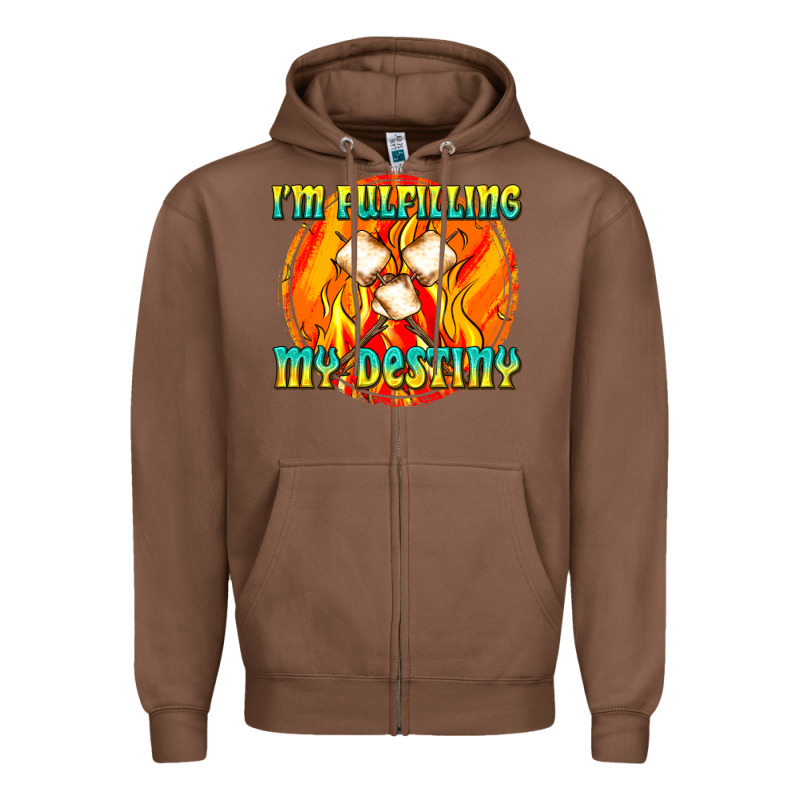 I M Fulfilling My Destiny Zipper Hoodie by texasbilliewilder | Teevron