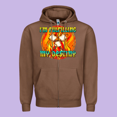 Zipper Hoodie i m fulfilling my destiny
