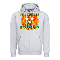 Heather Grey i m fulfilling my destiny Zipper Hoodie - texasbilliewilder