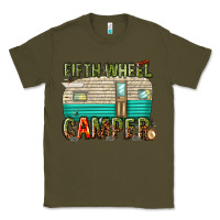 Army Green fifth wheel camper Classic Tee - texasbilliewilder