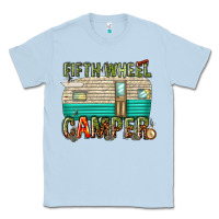 Dusty Blue fifth wheel camper Classic Tee - texasbilliewilder