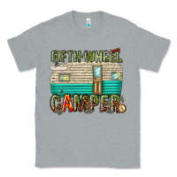 Heather Grey fifth wheel camper Classic Tee - texasbilliewilder