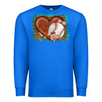 True Royal western leopard baseball heart Premium Sweatshirt - HRA Design Shop