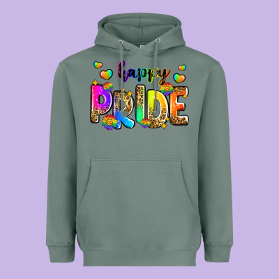 Happy Pride Heavyweight Hoodie Designed By Zillion Design Studio