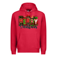 Cardinal merry christmas license plate letters Premium Hoodie - Jasminsmagicworld