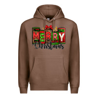 Chestnut merry christmas license plate letters Premium Hoodie - Jasminsmagicworld