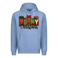 Colony Blue merry christmas license plate letters Premium Hoodie - Jasminsmagicworld