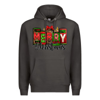 Smoke merry christmas license plate letters Premium Hoodie - Jasminsmagicworld