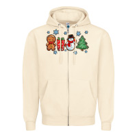 Sandshell christmas gingerbread cookies Zipper Hoodie - Zillion Design Studio